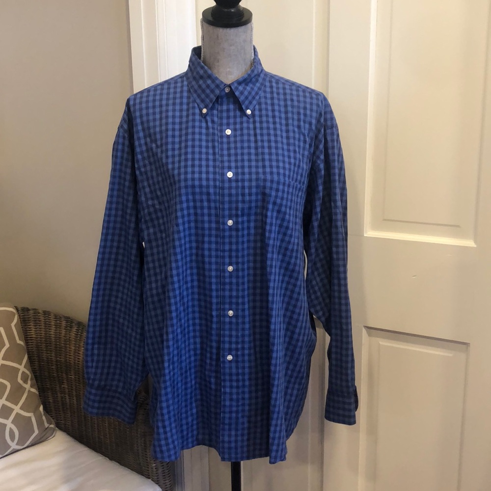 Brooks Brothers Blue Plaid Button Down